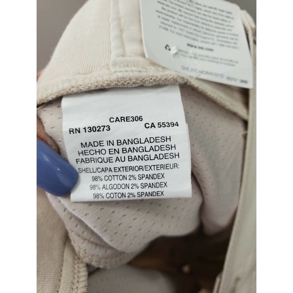 Lee Womens Solid Beige Cotton Regular Fit Mid Rise Mini Casual Skirt Size 22M - Picture 7 of 10